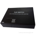 5 ports Power over Ethernet switch M-POE-005A